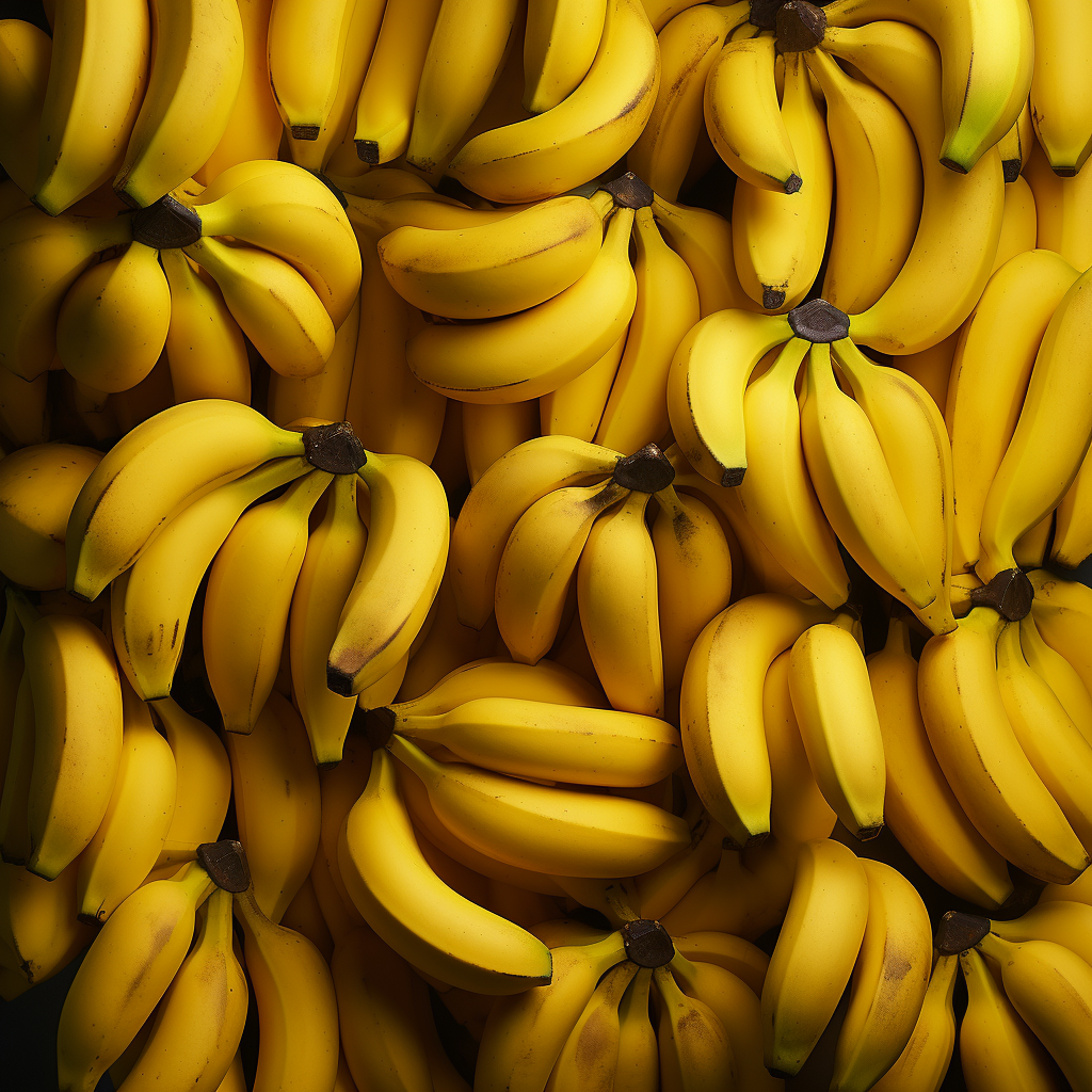 Yellow Bananas Detailed High Scaled Picture