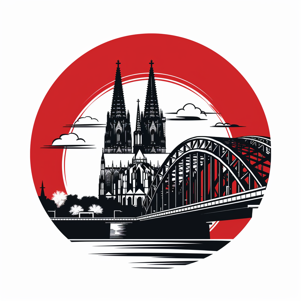 Band logo with Cologne Cathedral