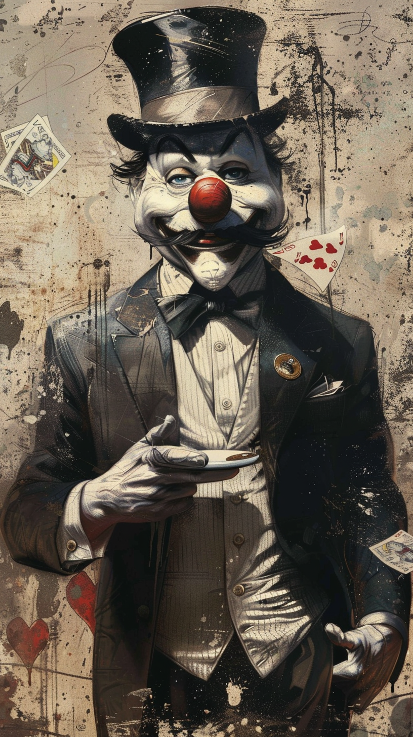 Hyperrealistic Banksy Style Uncle Pennybags Art