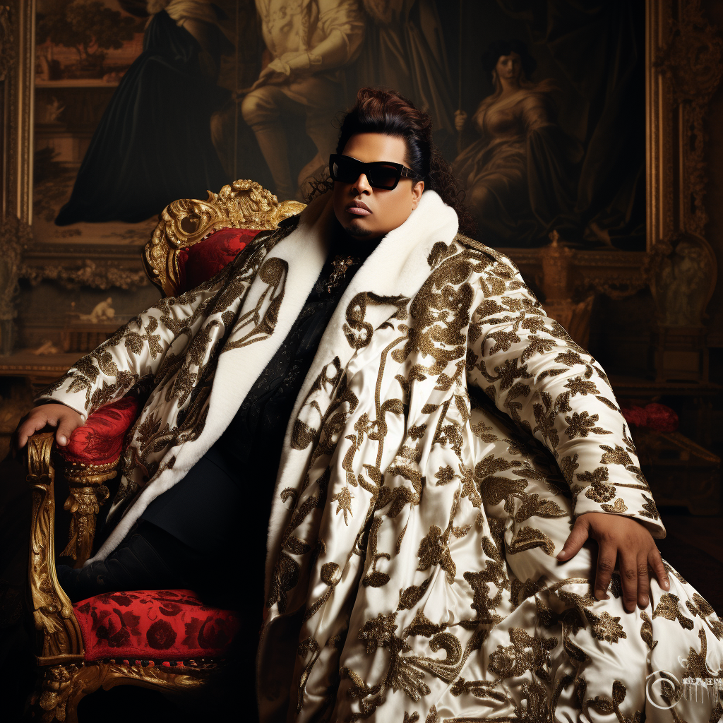 Bappi Lahiri in Alexander McQueen Cape & Suit