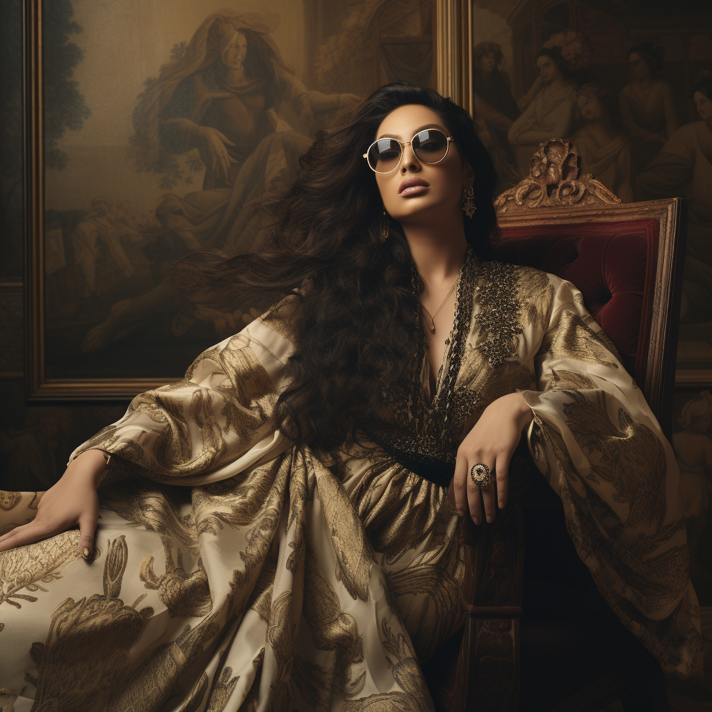 Bappi Lahiri in Vogue Editorial, Fashion Icon