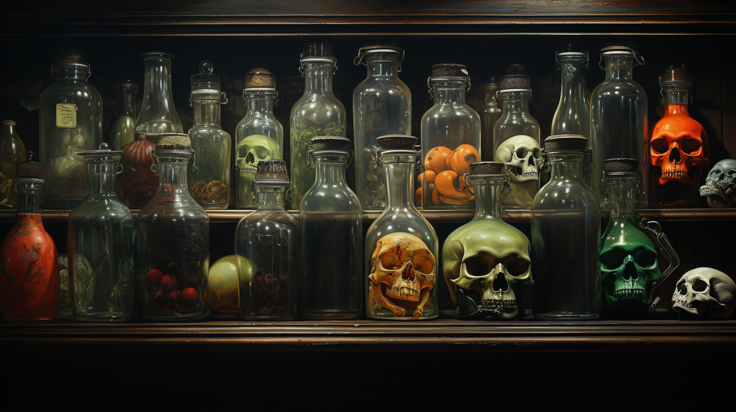 Artistic bar shrine by Dan Witz