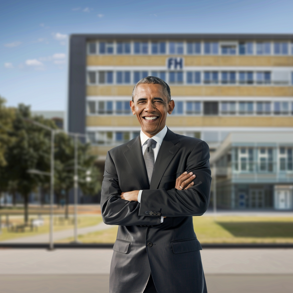 Barack Obama at Dortmund University FH