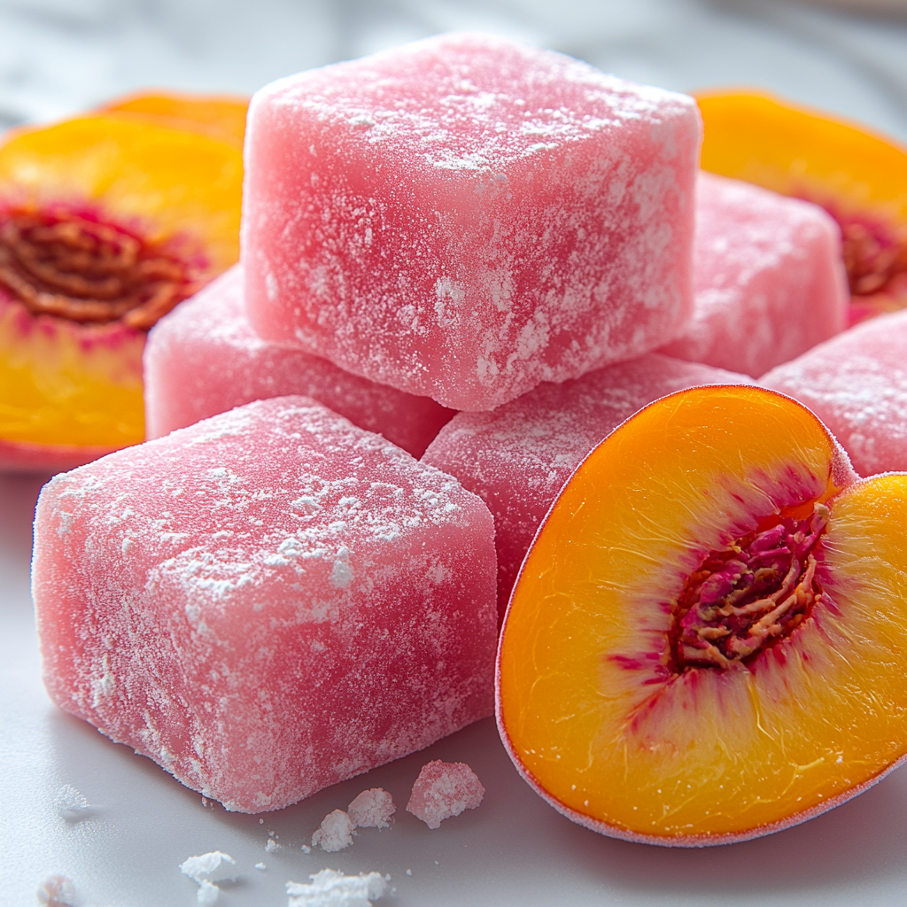 Barbie Pink Peach Mochi Dessert