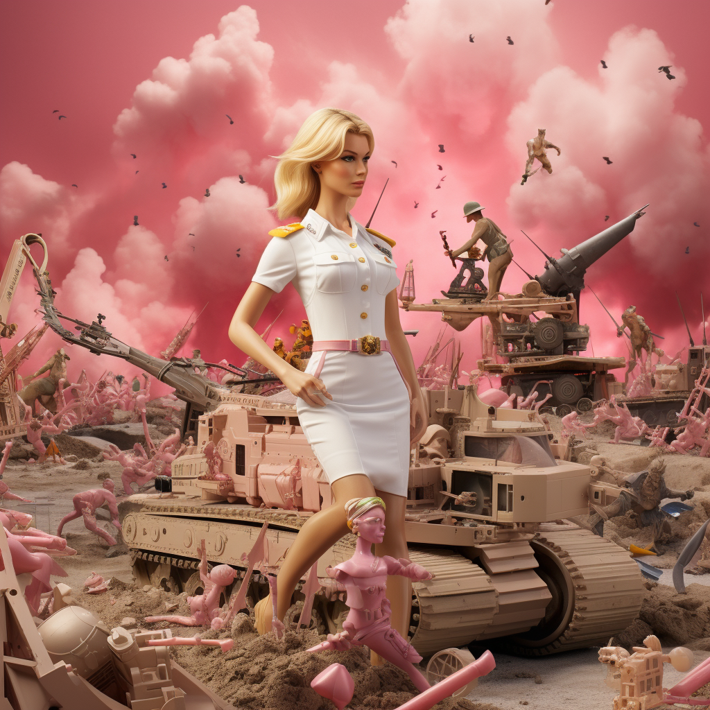 Barbie War in Action  ?