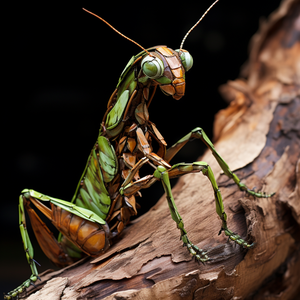 Bark Mantis Nature Image