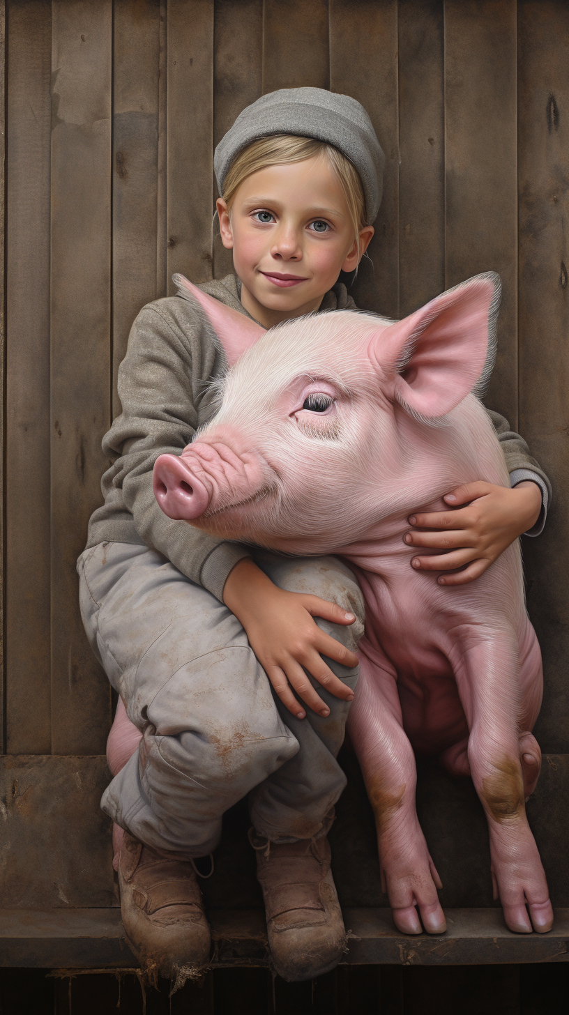 Farm Barn Chalk Drawings