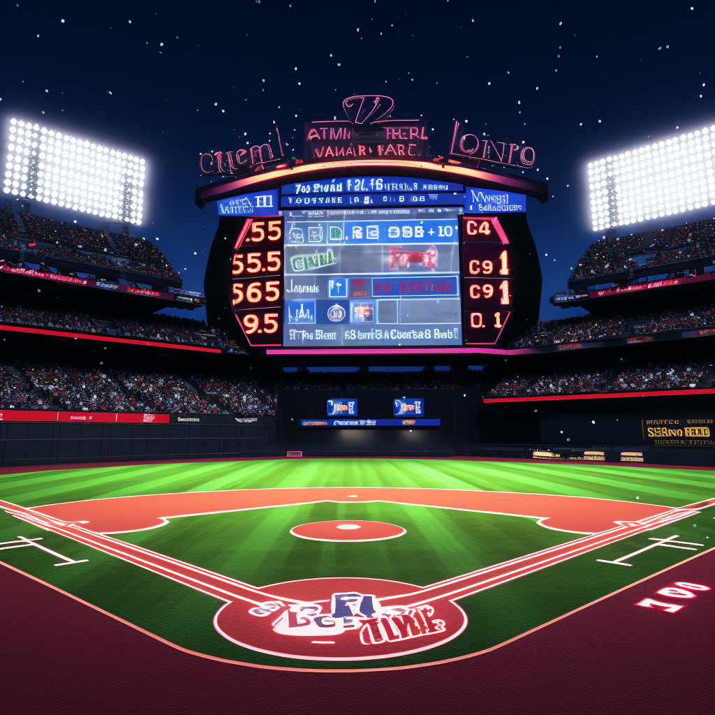 Baseball Video Game HUD