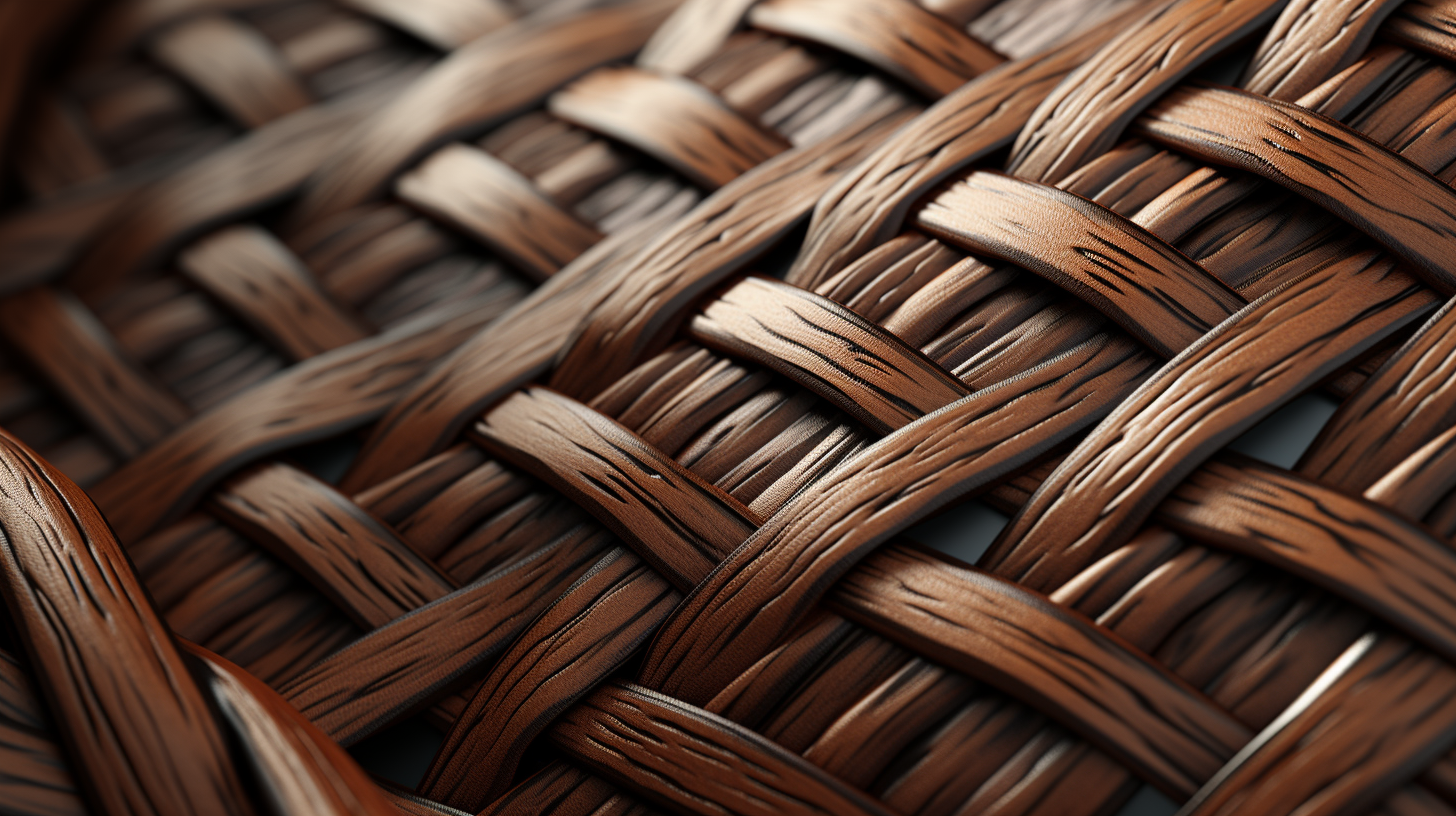 Intricate Basket Weaving Surface Design