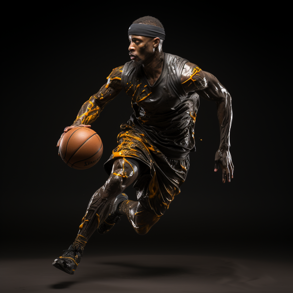 3D model of basketball player