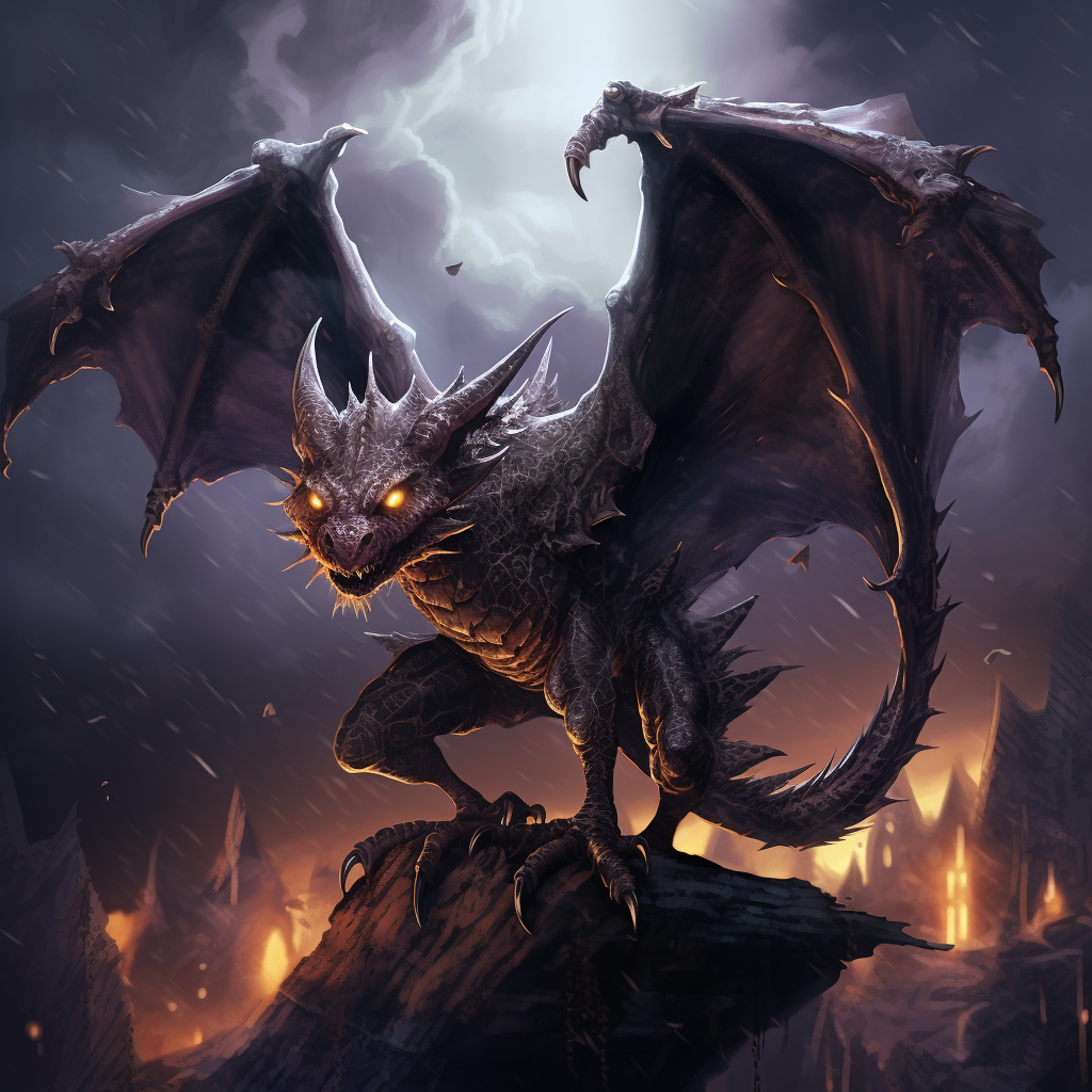 Fascinating Bat Dragon Picture