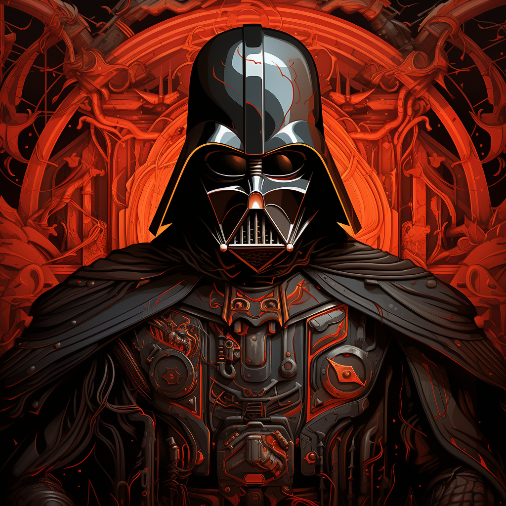 Batman and Darth Vader Artwork