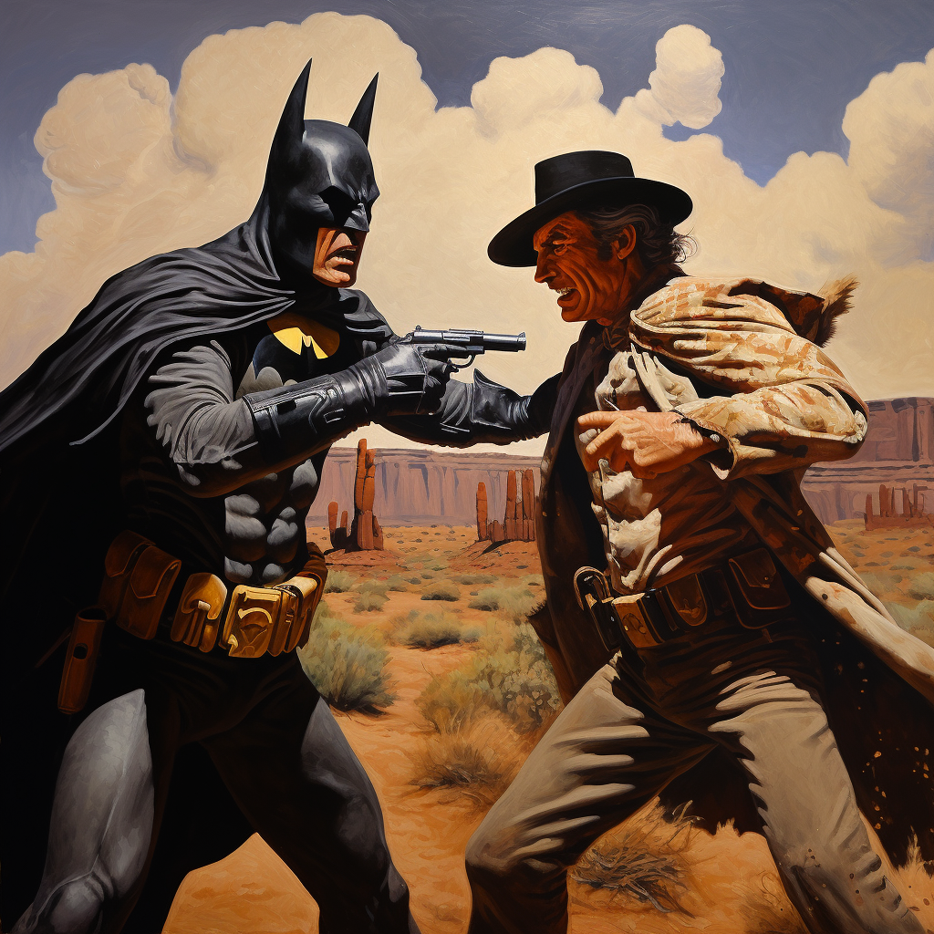 Intense battle between Batman and John Wayne Gacey