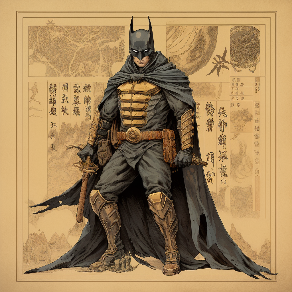 Batman in Egyptian Assassin Costume