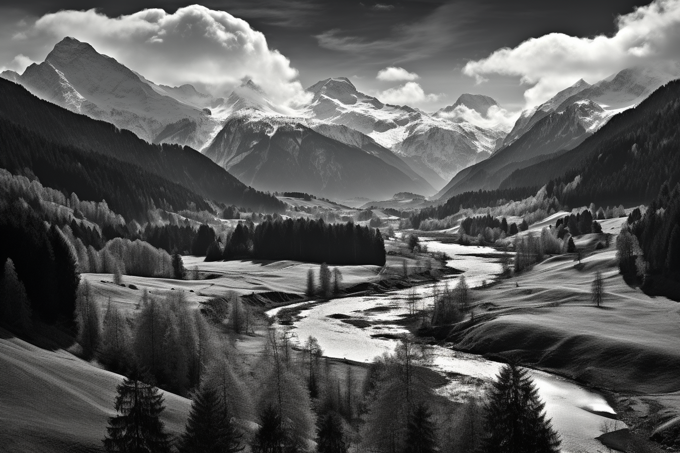 Stunning Bavarian Alp Valley Photography