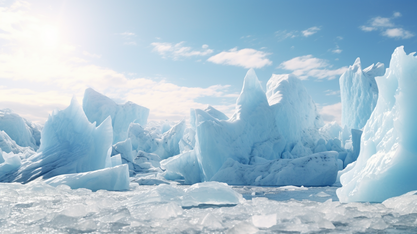 Close-up of Mysterious Glacier