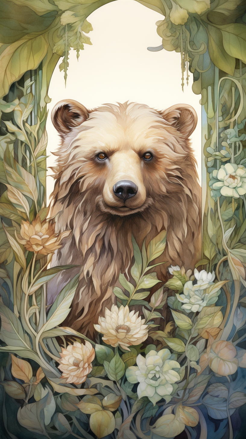 Stunning bear artwork by Jody Bergsma