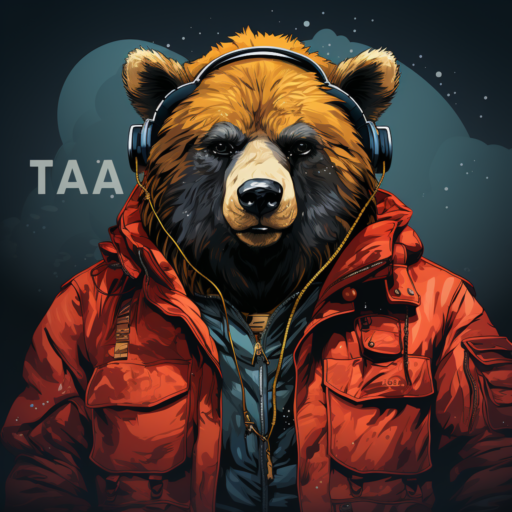 Bear Logo Flat Color GTA Cover Art