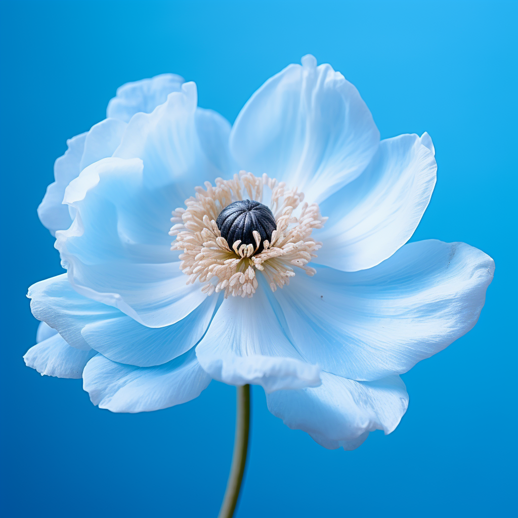 Realistic photo of a beautiful anemone