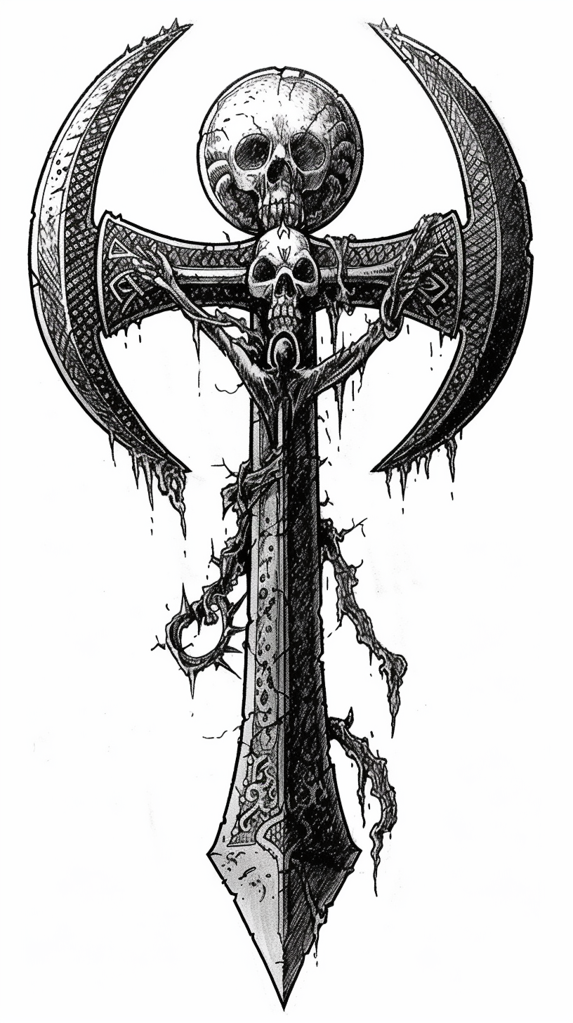 Beautiful Ankh Illustration