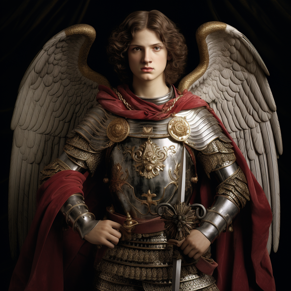 The majestic Archangel Raphael in all his glory