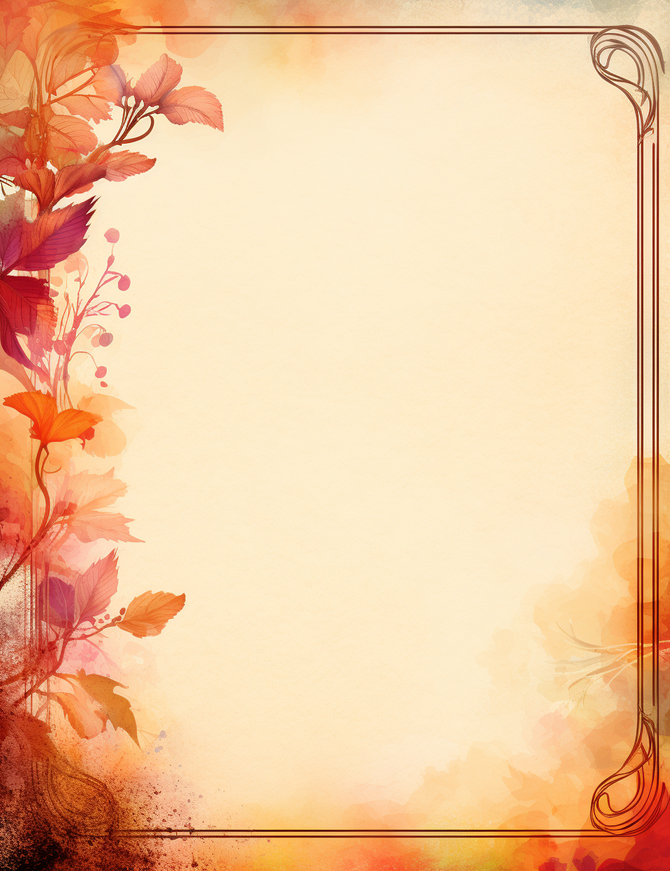 Gorgeous autumn journal digital art