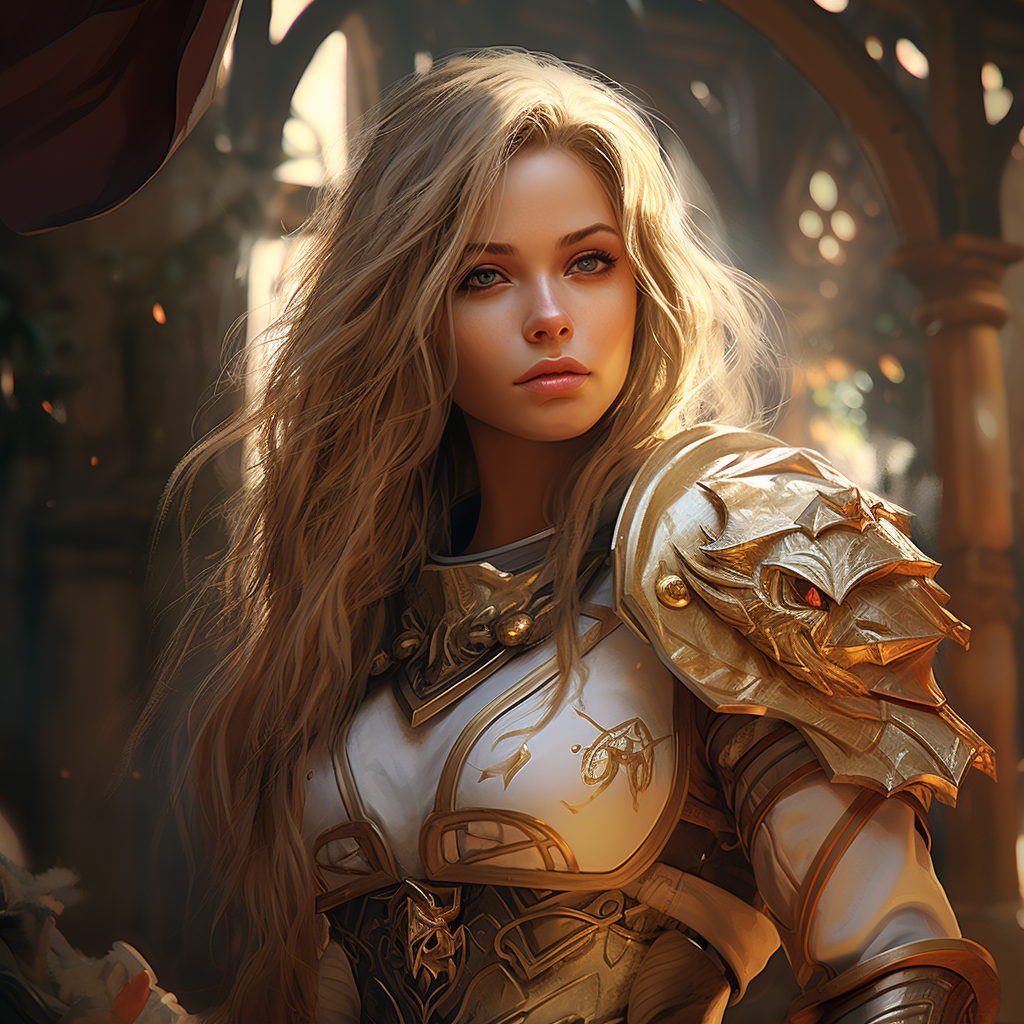 Stunning Girl Character in World of Warcraft