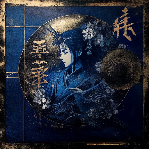 Stunning Kanji Visual Kei Artwork