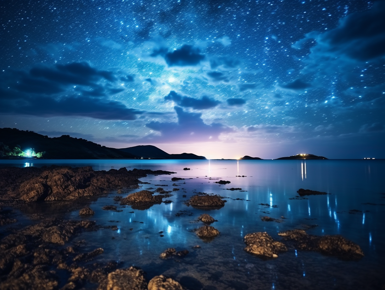 Stunning night sky in Okinawa