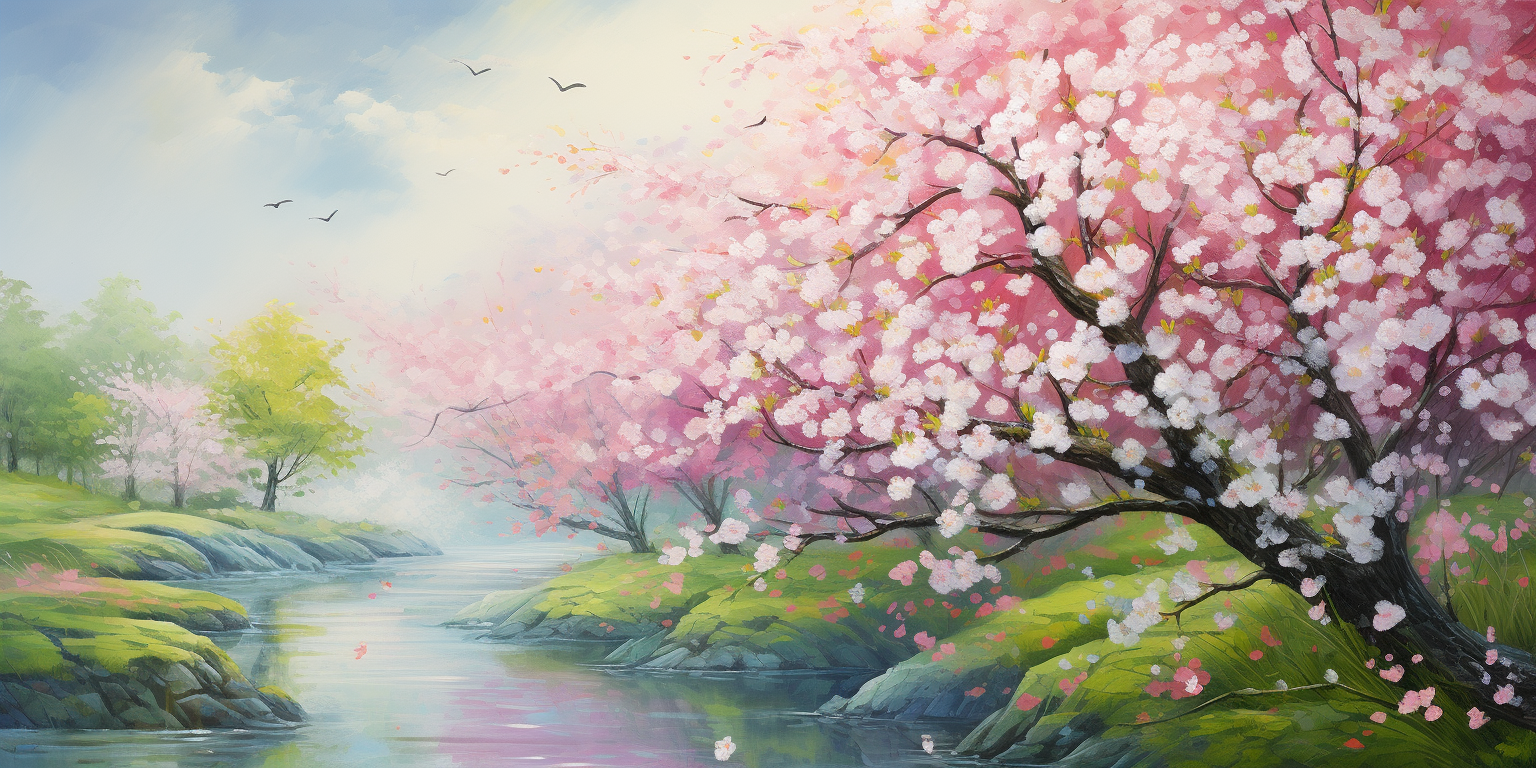 Beautiful spring banner image