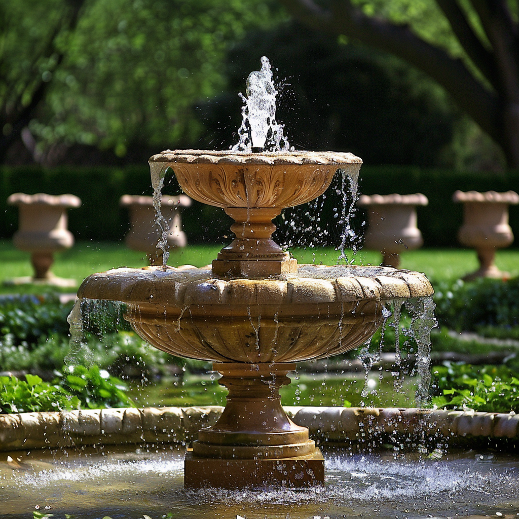 beautiful water fountain picture