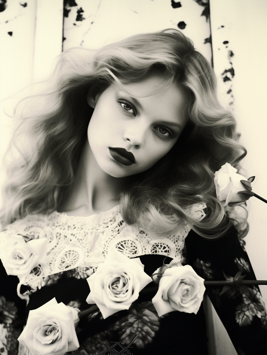 Gorgeous Swedish model photographed by Ellen Von Unwerth