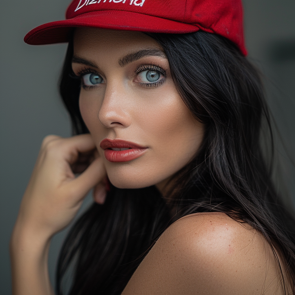 Woman with Red Cap  Dizmond