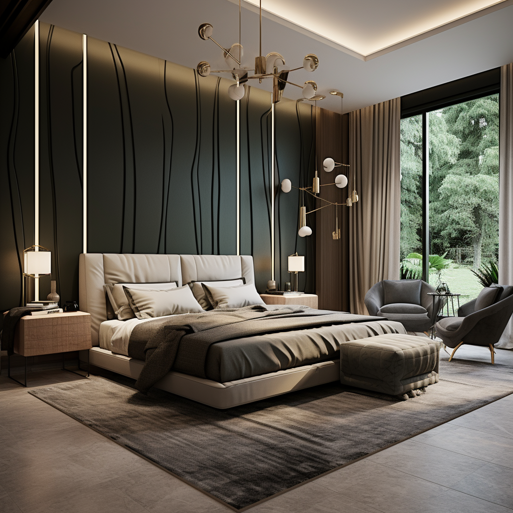 Stylish bedroom interiors design inspiration