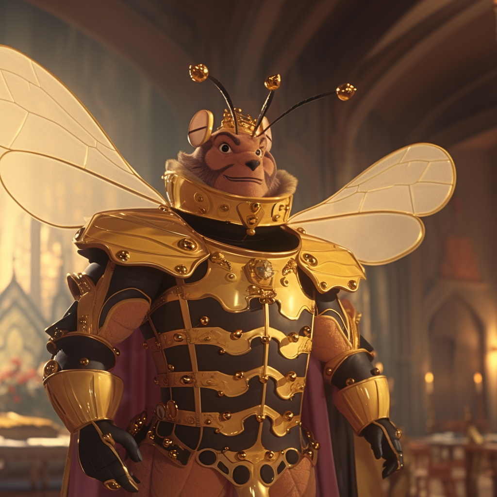 Bee Knight in 80s Disney cartoon  ?