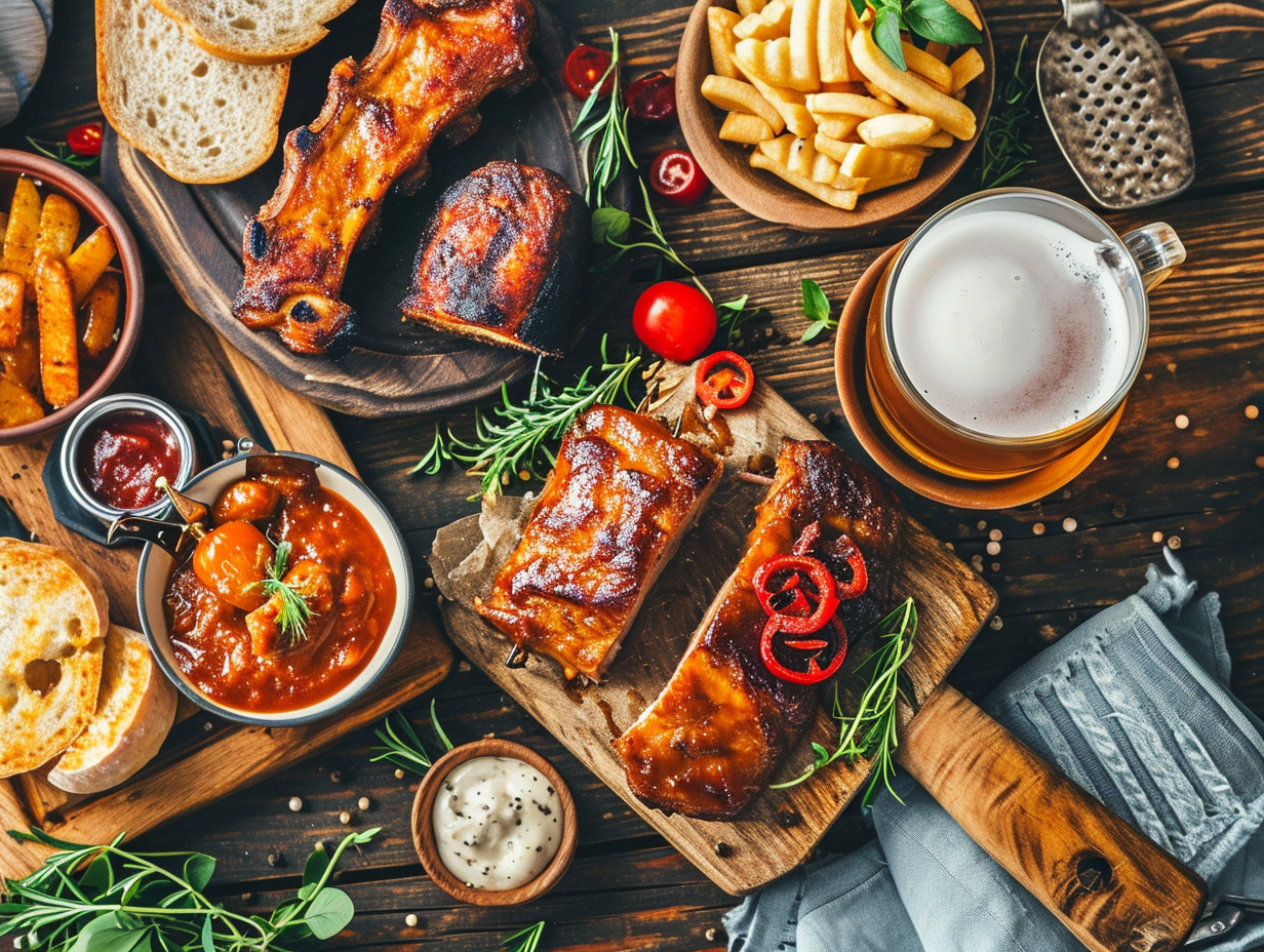 Tempting Beer and BBQ Delights