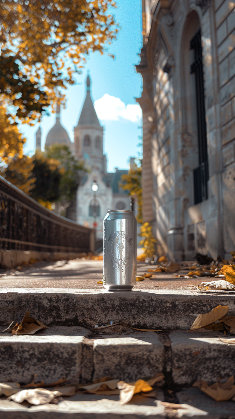 Beer Can at Sacred Heart Steps