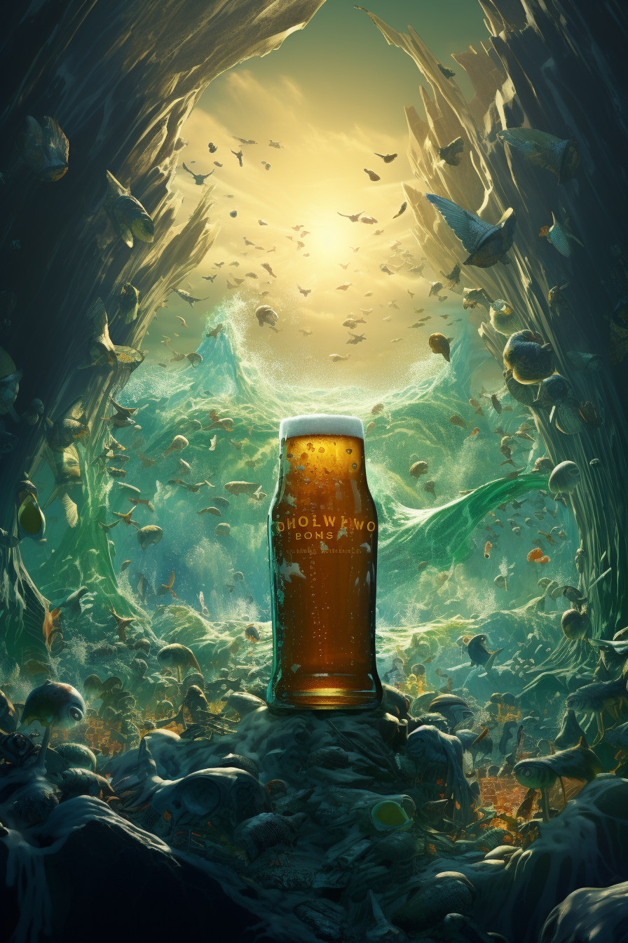 Beer Ocean Image