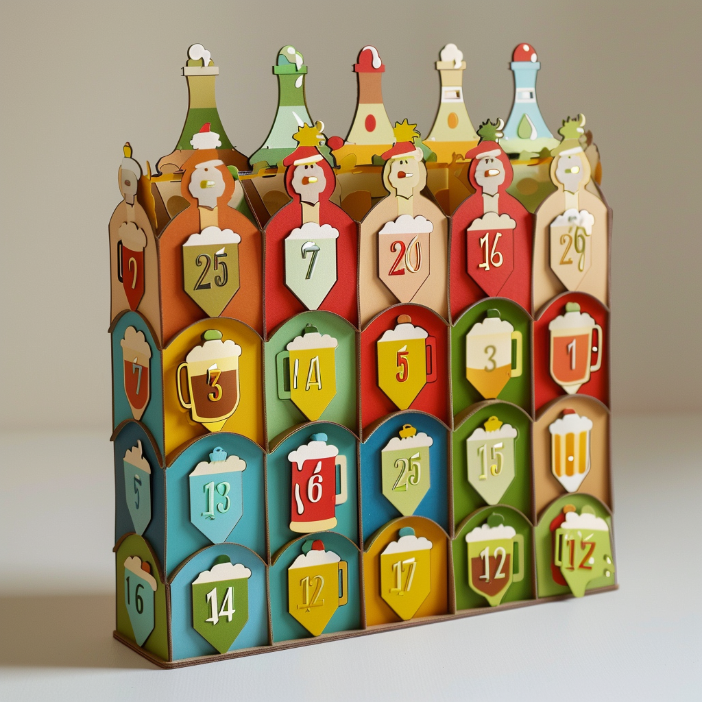 DIY beer advent calendar for kids