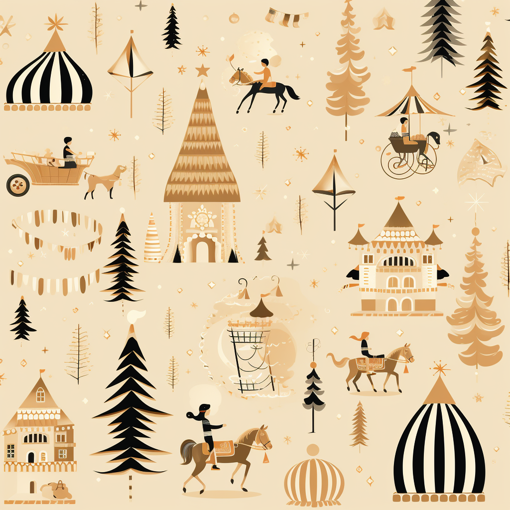 Christmas fair poster background in beige