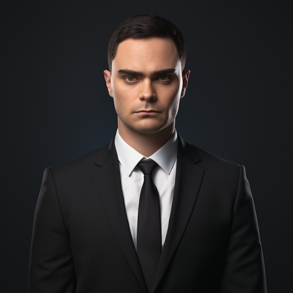 Ben Shapiro depicted as a woman