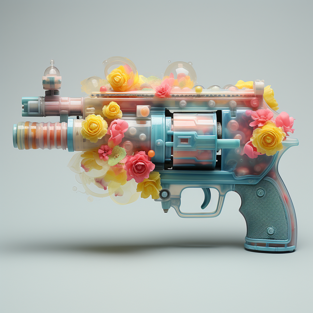 Midjourney Prompt Benadryl Gun Image