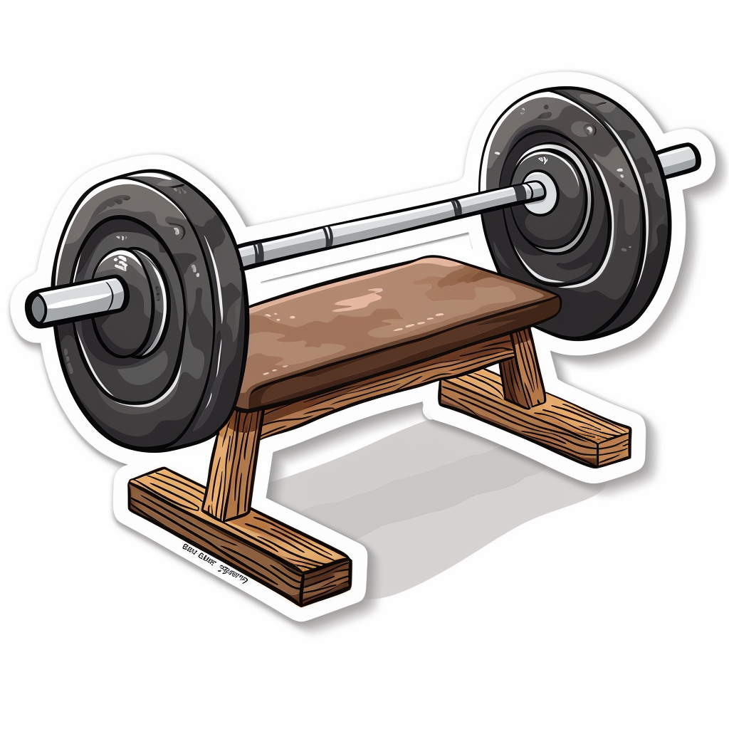 Bench Press Sticker