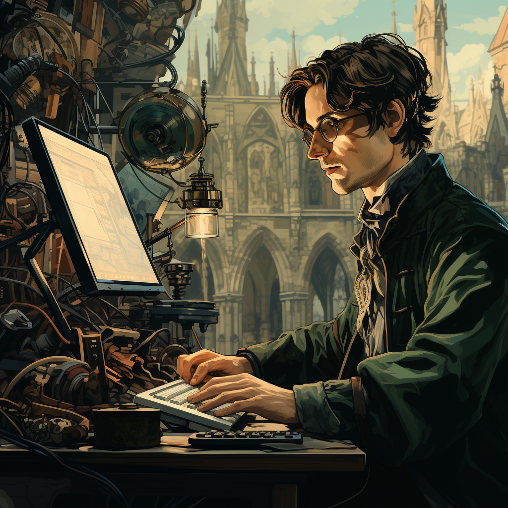 Benedict Kumberbatch in Victorian England with Mechanical Computers