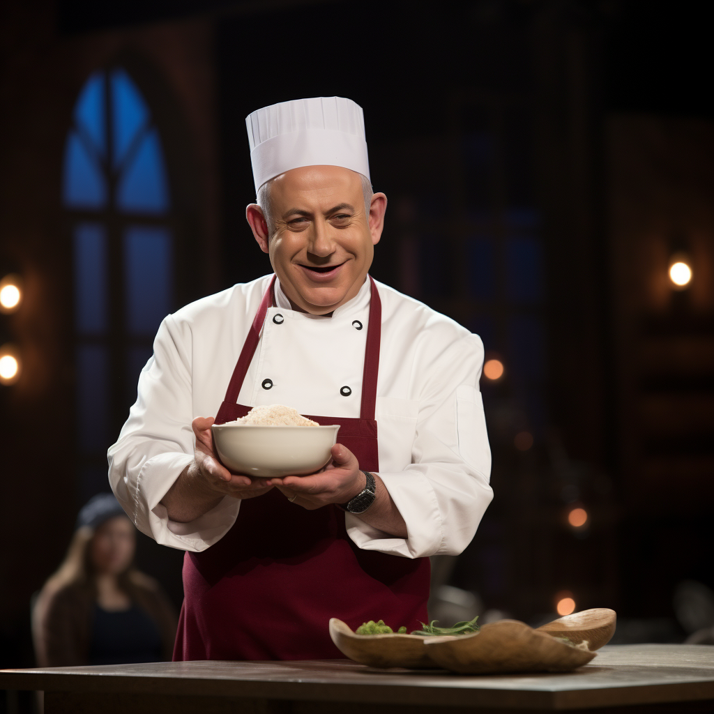 Benjamin Netanyahu at Masterchef