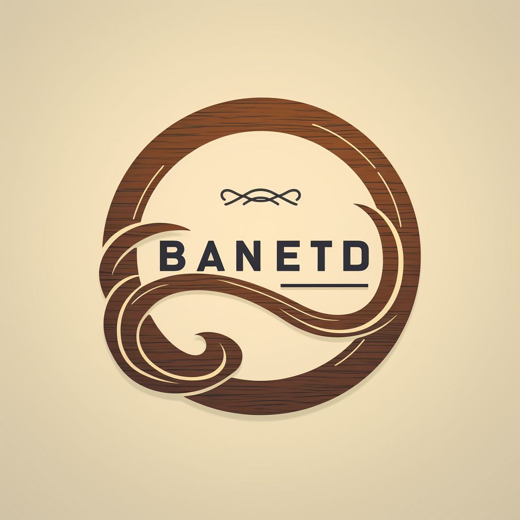 Retro style Bentwood Design logo