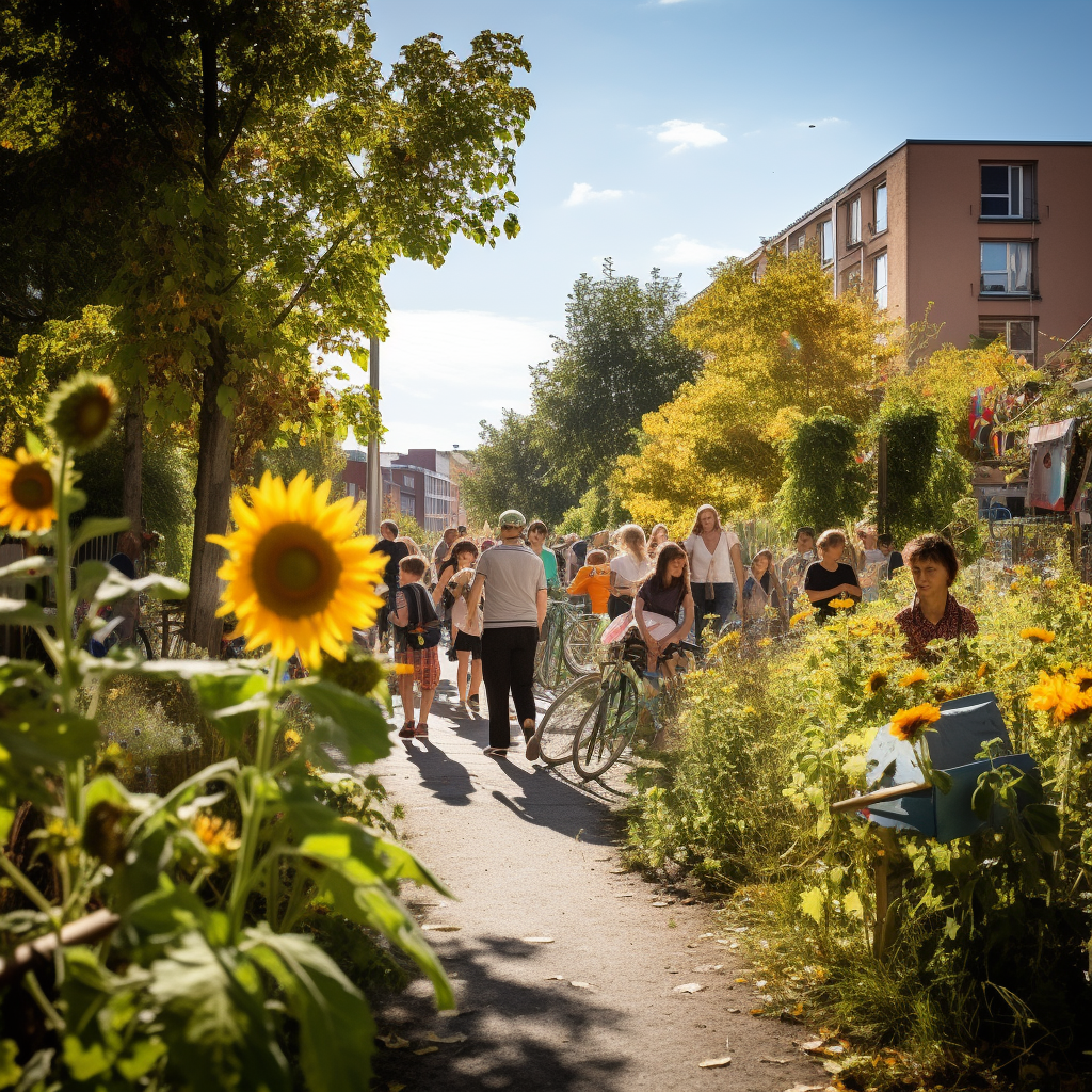 Pedestrian Bliss on Berlin Pankow Streets