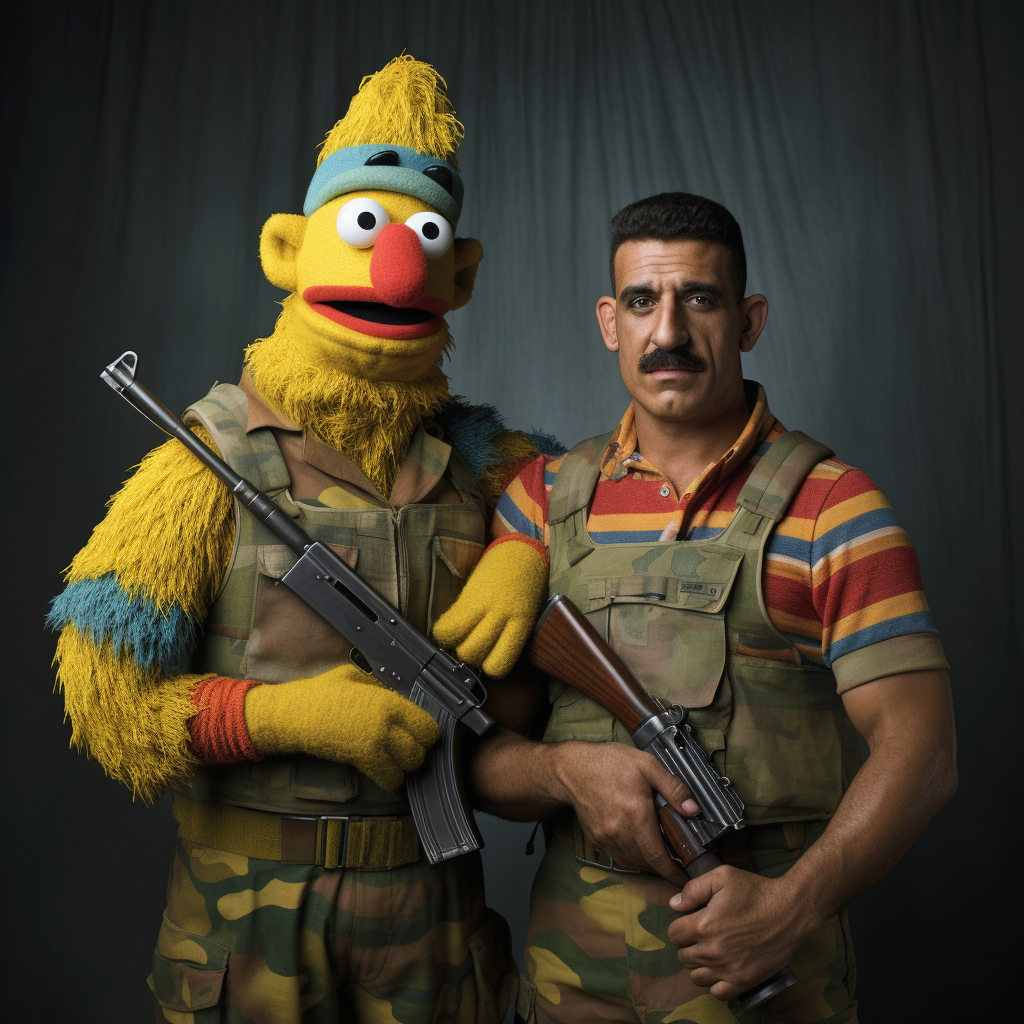 Bert and Ernie real men photo