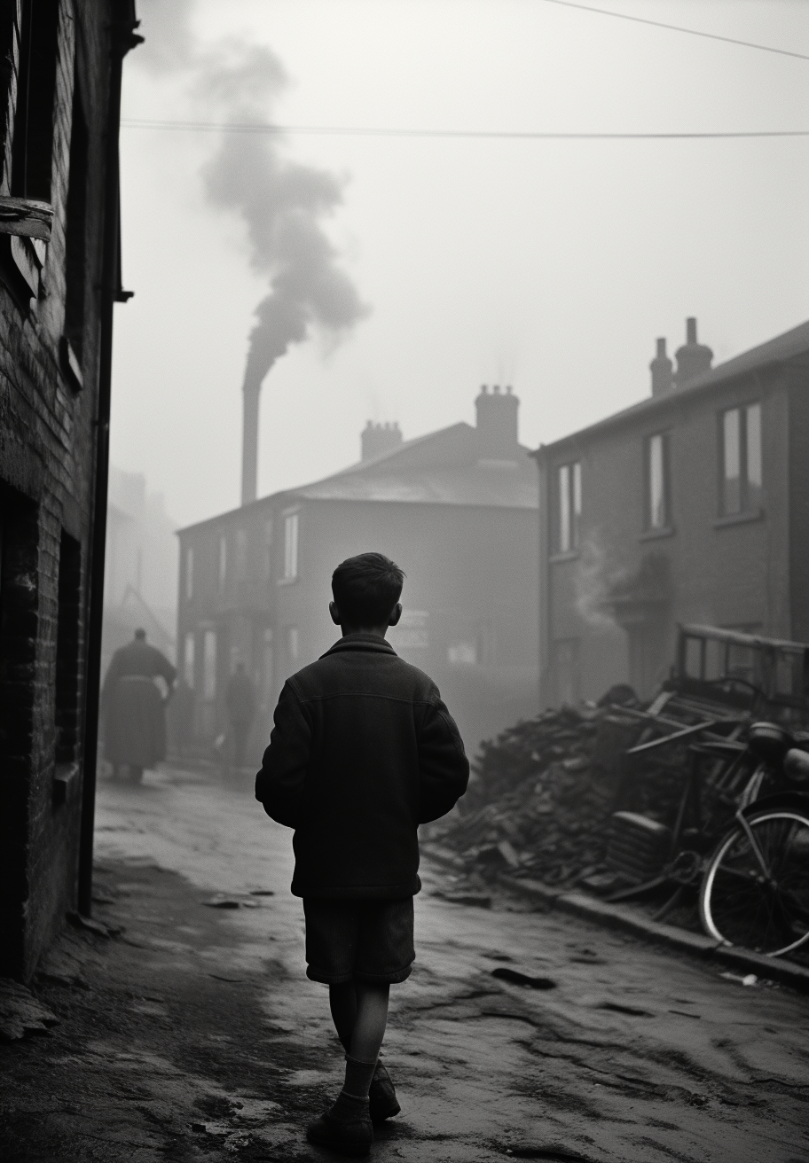 Vintage photograph by Bert Hardy