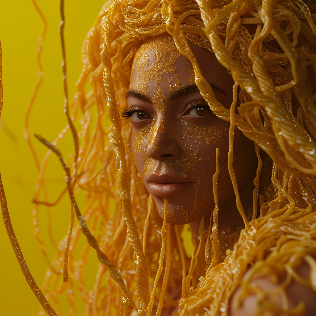 Beyoncé Ramen Noodles Soup Background